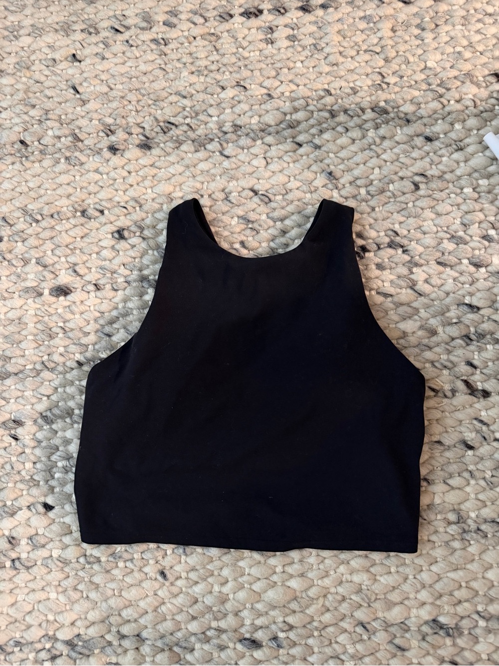 Black Athleta Crop Tank Top